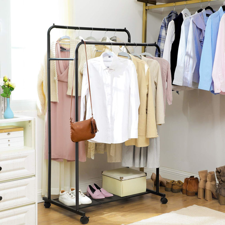 Rebrilliant Loire 92.5Cm Rolling Clothes Racks Wayfair.co.uk